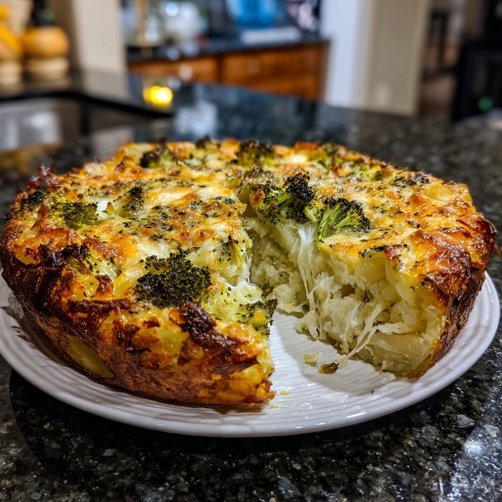 Kartoffelauflauf mit Brokkoli