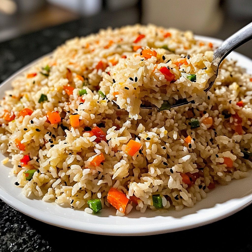 Gebratener Reis mit Sesamöl