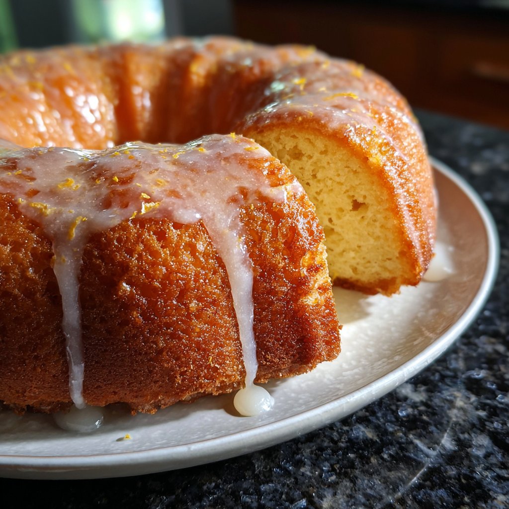 Karottenkuchen Mit Zitronenglasur