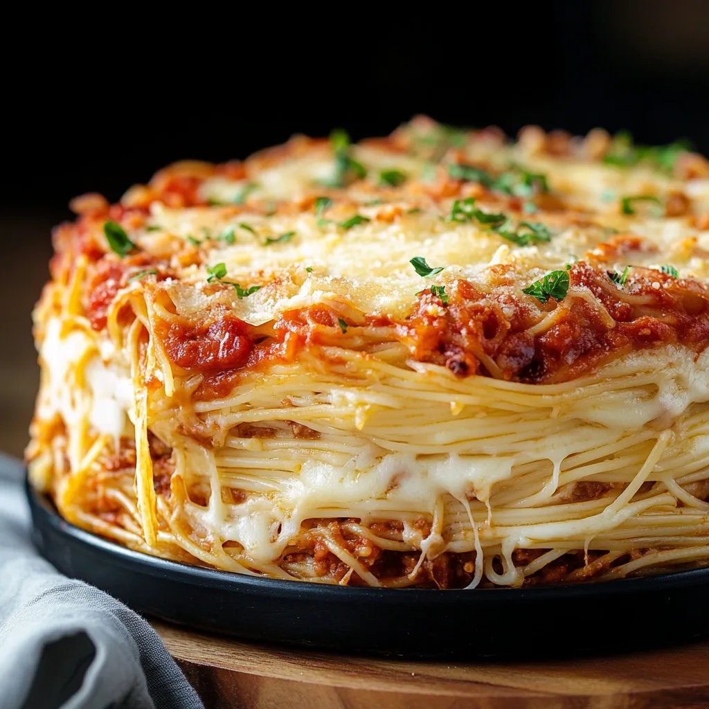 Spaghetti Layer Cake