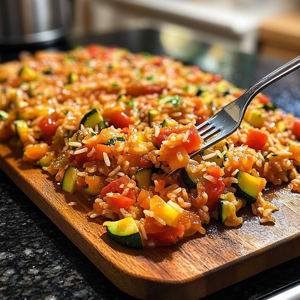Zucchini-Tomaten-Reis
