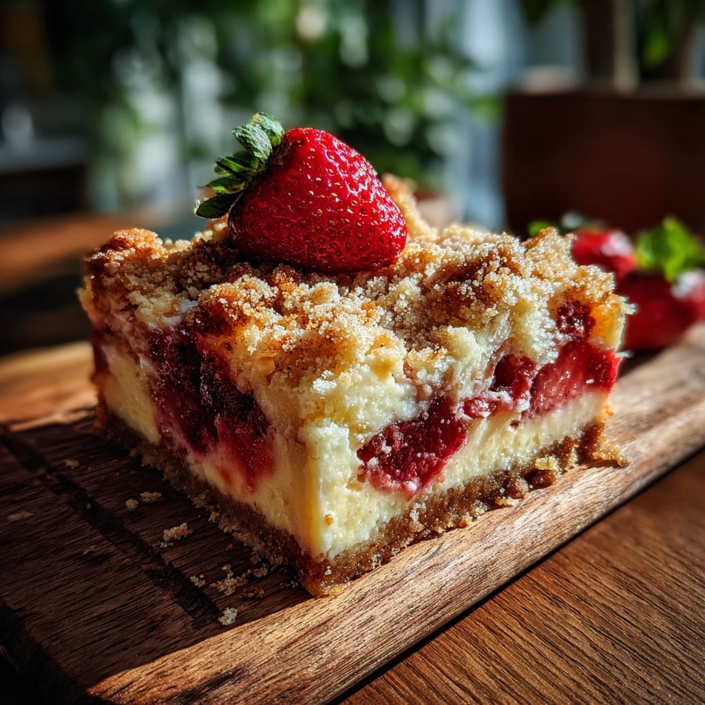 Erdbeer Streuselkuchen Mit Pudding