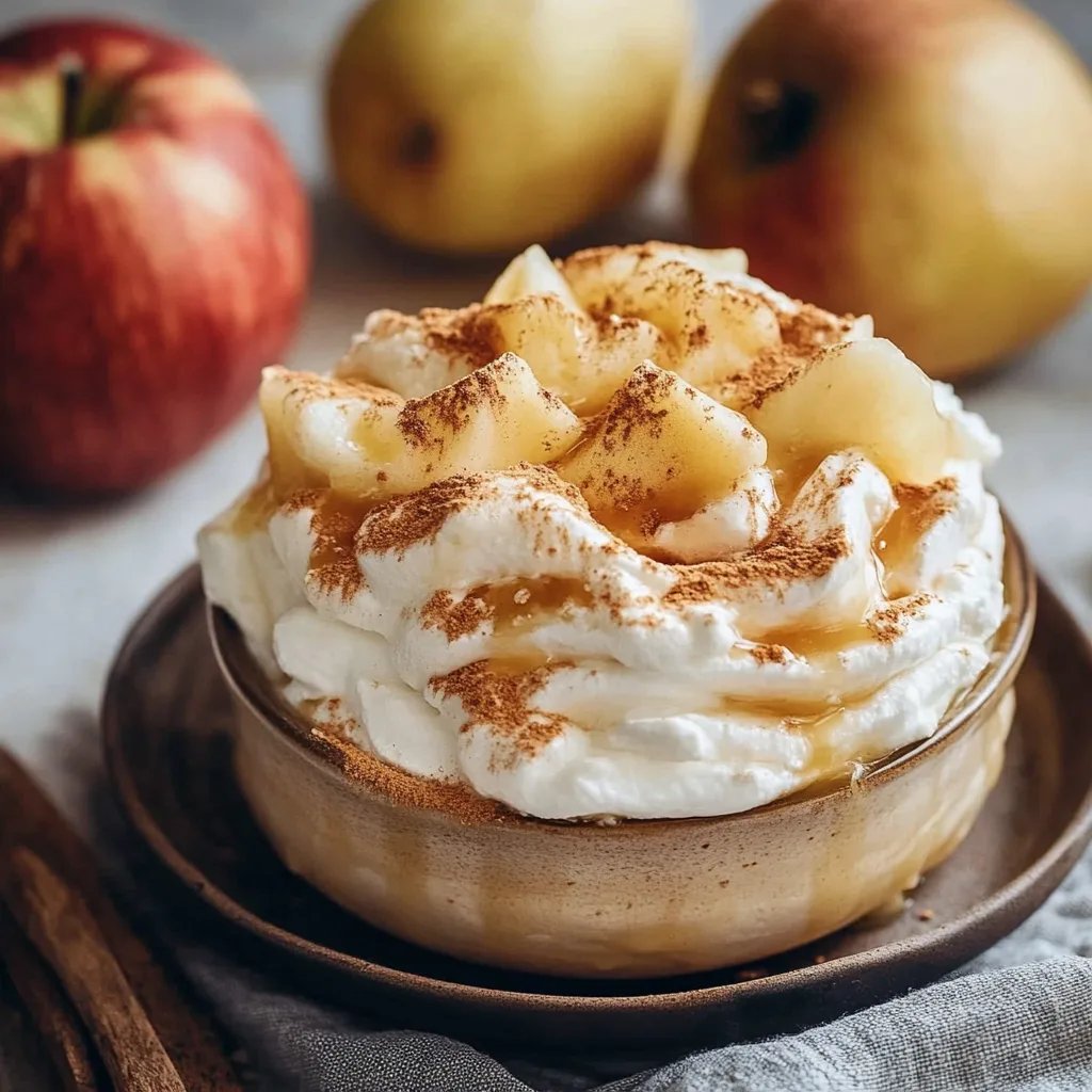 Cremige Zimtcreme mit Apfelmus