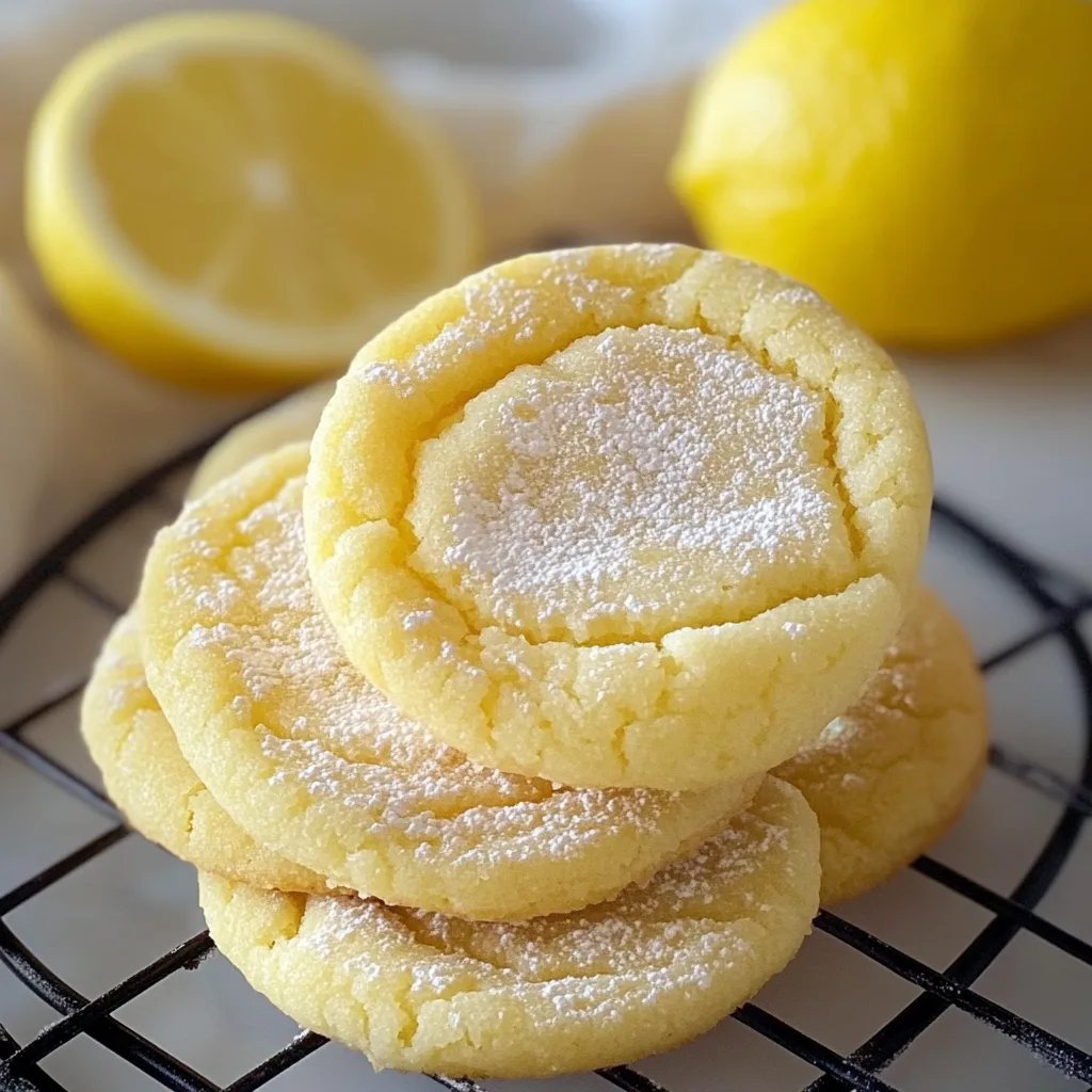 Soft & Chewy Lemon Cookies