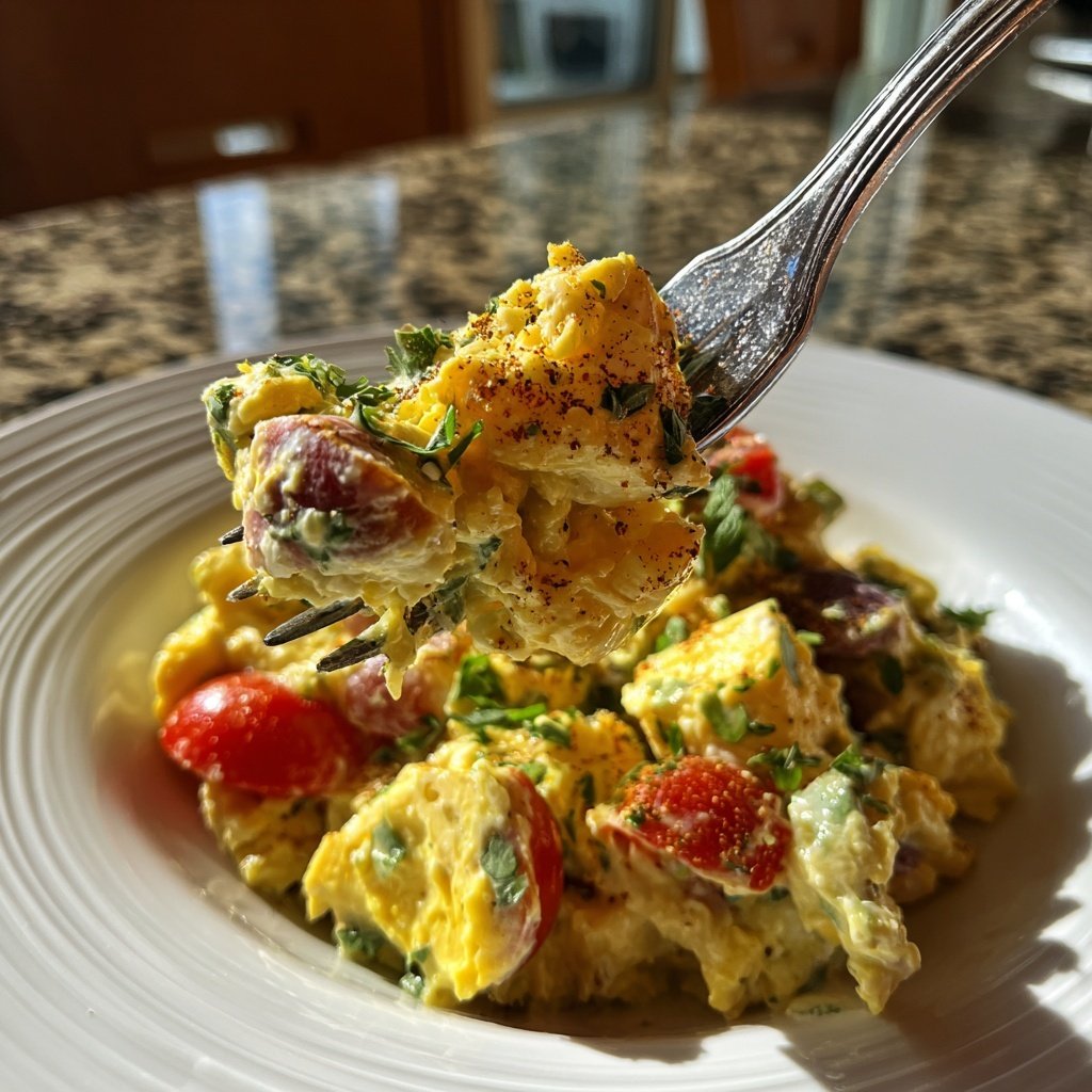 Schnell & Einfach 10-Minuten-Eiersalat mit Joghurt